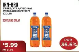 Bestway IRN-BRU S'free/xtra/original offer