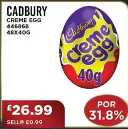 Bestway CADBURY Creme egg offer