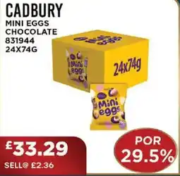 Bestway CADBURY Mini eggs chocolate offer