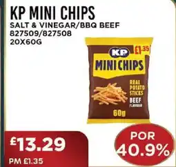 Bestway KP MINI CHIPS Salt & vinegar/bbq beef offer