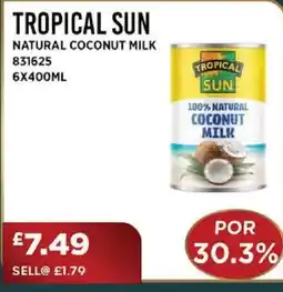 Bestway TROPICAL SUN Natural coconut milk offer