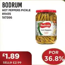 Bestway BODRUM Hot peppers pickle offer