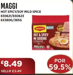 Bestway MAGGI Hot spicy/soy mild spice offer