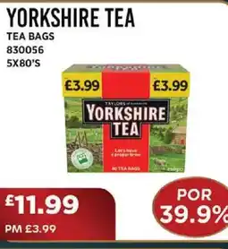 Bestway YORKSHIRE TEA Tea bags offer