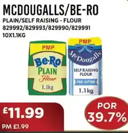 Bestway MCDOUGALLS/BE-RO Plain/self raising - flour offer