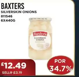 Bestway BAXTERS Silverskin onions offer