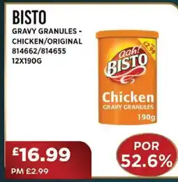 Bestway BISTO Gravy granules - chicken/original offer