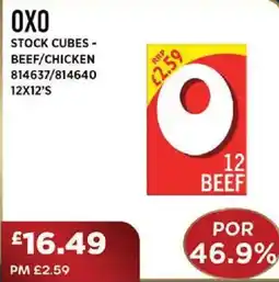 Bestway OXO Stock cubes - beef/chicken offer