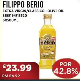 Bestway FILIPPO BERIO Extra virgin/classico - olive oil offer