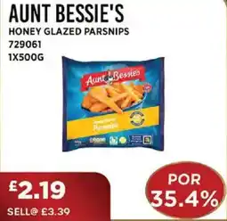 Bestway AUNT BESSIE'S Honey glazed parsnips offer