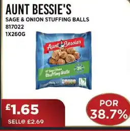 Bestway AUNT BESSIE'S Sage & onion stuffing balls offer