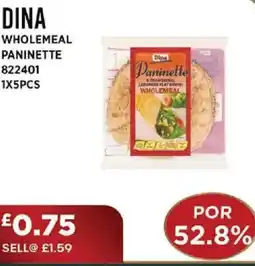 Bestway DINA Wholemeal paninette offer