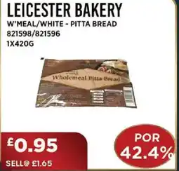 Bestway LEICESTER BAKERY W❜meal/white - pitta bread offer
