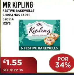 Bestway MR KIPLING Festive bakewells christmas tarts offer