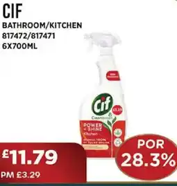 Bestway CIF Bathroom/kitchen offer