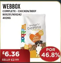 Bestway WEBBOX Complete - chicken/beef offer