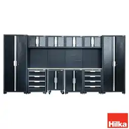 Costco Hilka Garage Pro+ 24 Gauge Steel 11 Piece Cabinet Set offer