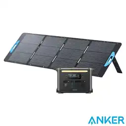 Costco Anker Solix F1500 Portable Power Station 1536Wh & 200W Anker Solix Foldable Solar Panel offer