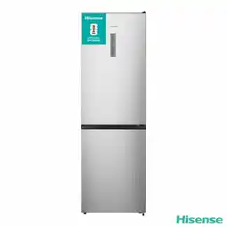 Costco Hisense RB395N4BCE Fridge Freezer, E Rated in Stainless Steel offer