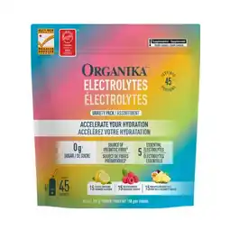 Costco Organika Electrolytes Variety pack 45ct 569264 offer