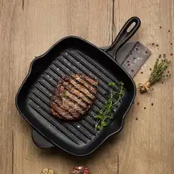 Costco Tramontina Cast Iron Square Griddle Pan, 27cm offer