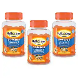 Costco HalibOrange Softies Omega-3, 3 x 60 Count offer