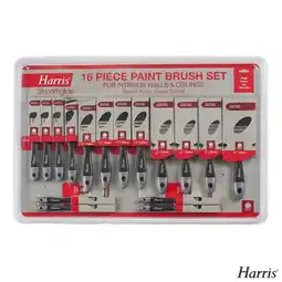 Costco Harris Smoothglide 16 Piece Paint Brush Set offer
