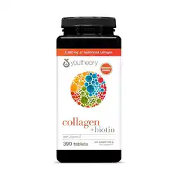 Costco Youtheory Collagen + Biotin Advanced, 390 Count offer