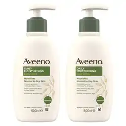 Costco Aveeno Daily Moisturising Body Lotion, 2 x 500ml offer