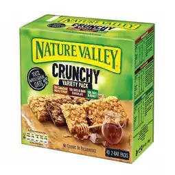 Costco Nature Valley Crunchy Bars Variety Pack, 40 x 42g offer