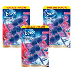 Costco Bloo Colour Active Toilet Rim Blocks, 3 x 3 Pack offer