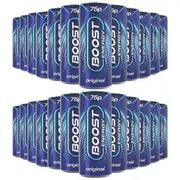 Costco Boost Energy Original PMP 75p, 24 x 250ml offer