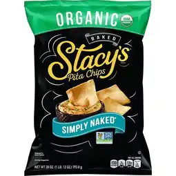 Costco Stacy's Simply Naked Organic Pita Chips, 623g offer