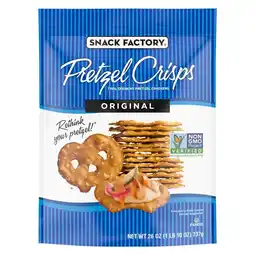 Costco Snack Factory Pretzel Crisps Original, 737g offer