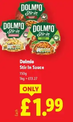 Lidl Dolmio Stir in Sauce offer