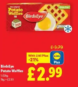 Lidl BirdsEye Potato Waffles offer