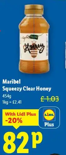 Lidl Maribel Squeezy Clear Honey offer