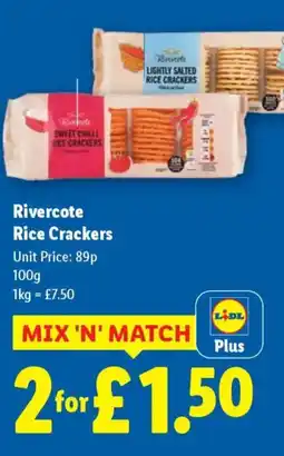 Lidl Rivercote Rice Crackers offer