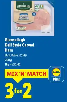 Lidl Glensallagh Deli Style Carved Ham offer