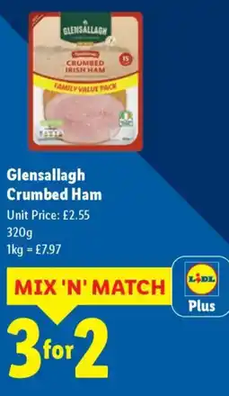 Lidl Glensallagh Crumbed Ham offer