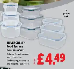 Lidl SILVERCREST Food Storage Container Set offer