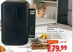 Lidl Salter 2400W Air Fryer Verticook offer