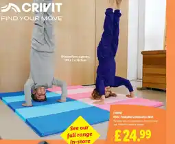 Lidl CRIVIT Kids' Foldable Gymnastics Mat offer