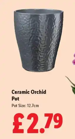 Lidl Ceramic Orchid Pot offer