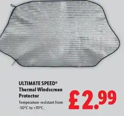 Lidl ULTIMATE SPEED Thermal Windscreen Protector offer