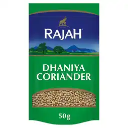 Iceland Rajah Dhaniya Whole Coriander Seeds 50g offer