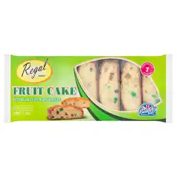 Iceland Regal Bakery Fruit Cake with Glazed Fruit Pieces 210g offer
