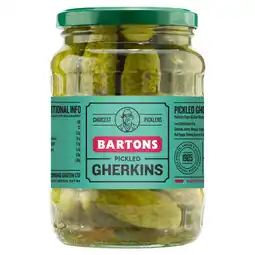 Iceland Bartons Pickled Gherkins 670g offer