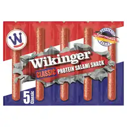 Iceland Wikinger Classic Protein Salami Snack 5 x 25g (125g) offer