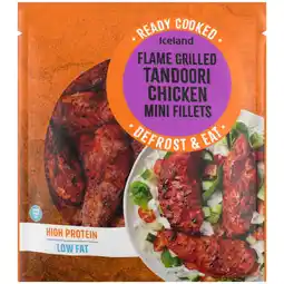 Iceland Iceland Flame Grilled Tandoori Chicken Mini Fillets 450g offer